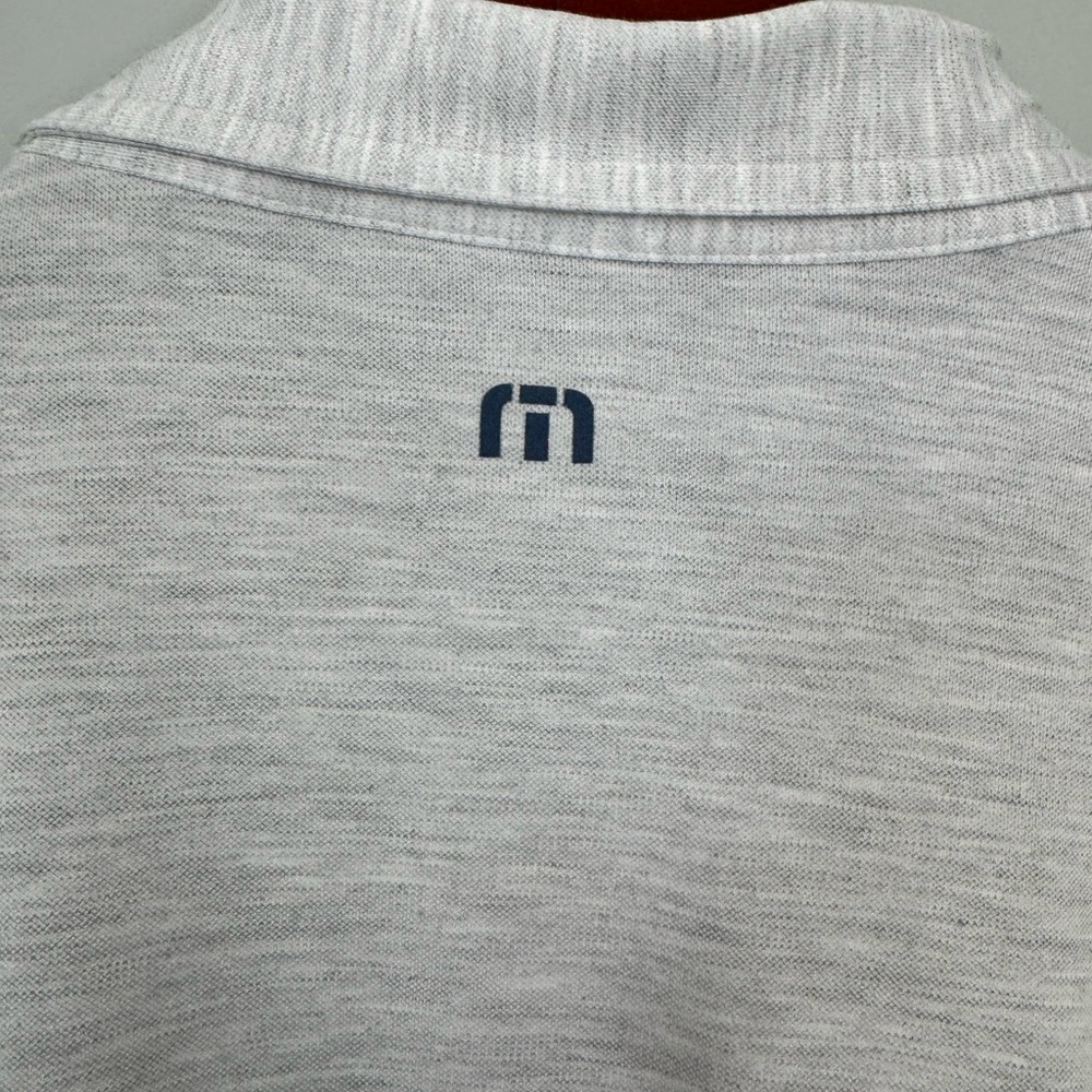 Men's Travis Mathew Light Gray Polo Shirt - Picture 6 of 6